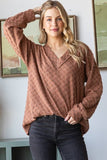 JACQUARD KNIT TOP
