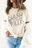 Nashville Guitar White Tee