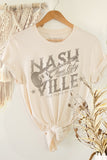 Nashville Guitar White Tee