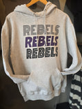 Rebels Mascot Line Ash Hoodie