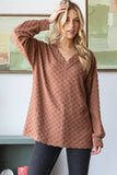 JACQUARD KNIT TOP