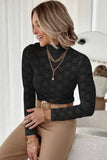 Floral Lace High Neck