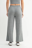 Brushed Wide Leg Lounge Pants