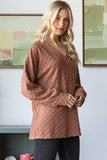 JACQUARD KNIT TOP