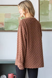 JACQUARD KNIT TOP