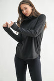 Active Hoodie Top with Thumbholes