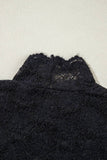 Floral Lace High Neck