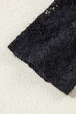 Floral Lace High Neck