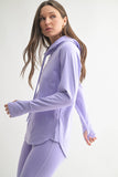 Active Hoodie Top with Thumbholes