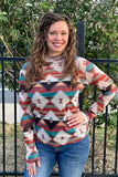 Southern Roots Mesh Top