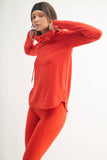 Active Hoodie Top with Thumbholes