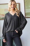 JACQUARD KNIT TOP