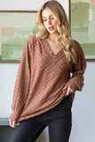 JACQUARD KNIT TOP