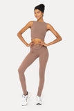 Venice Crossover Waist Stirrup Leggings