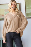 JACQUARD KNIT TOP