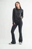 Active Hoodie Top with Thumbholes