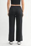 Brushed Wide Leg Lounge Pants