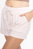 Athleisure Shorts with Drawstring